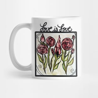 Love is Love Roses Mug